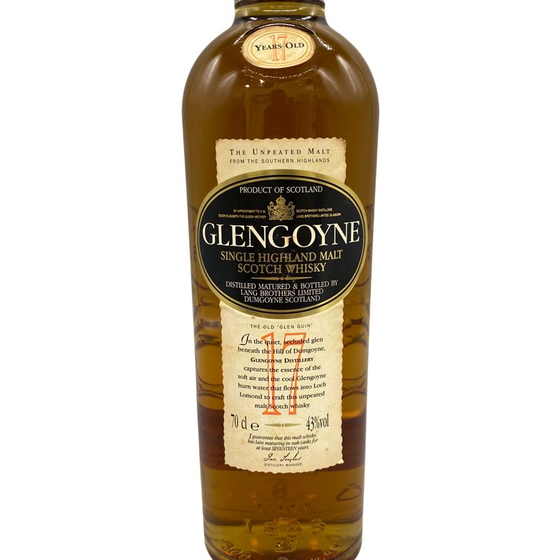 GLENGOYNE SINGLE HIGHLAND MALT SCOTCH WHISKY 17 years old 700ml 43% グレンゴイン  ハイランドモルト スコッチ ウィスキー 17年 - メルカリ