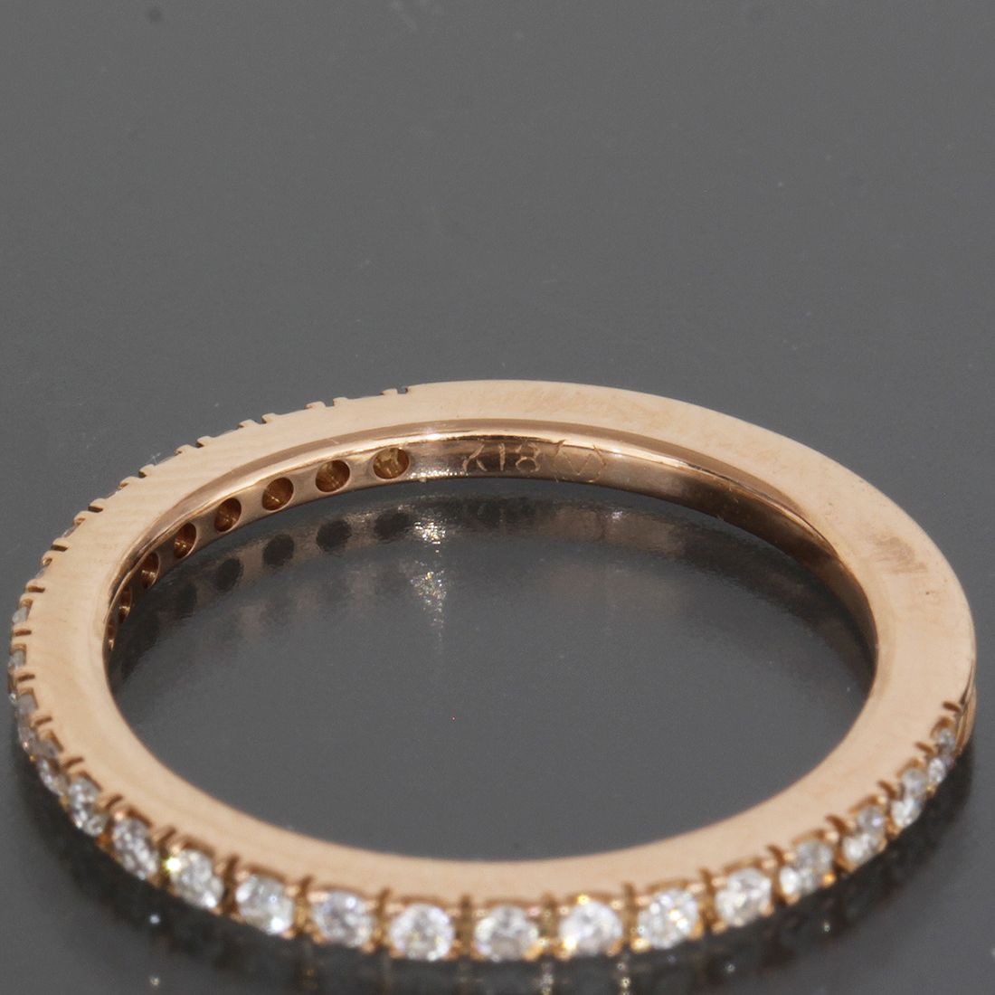 B*n様 ヴァンドーム青山 　ハーフエタニティ　リング　K10　9号 AGAR9860__DI ハーフエタニティ リング 0.10ct｜リング・指輪