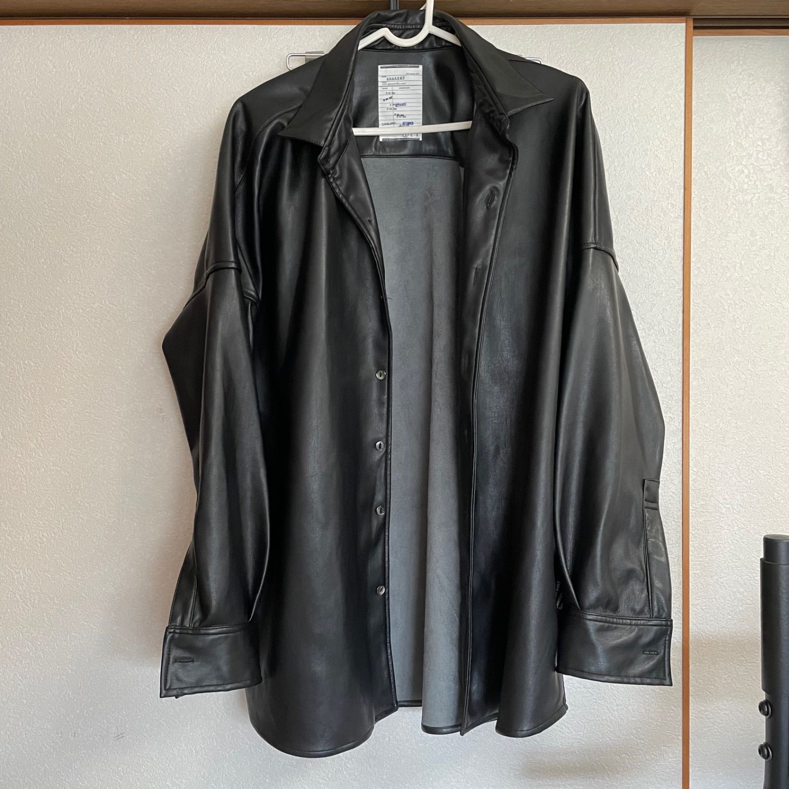 シュプリームSHAREEF FAKE LEATHER OVER SHIRTS - レザージャケット