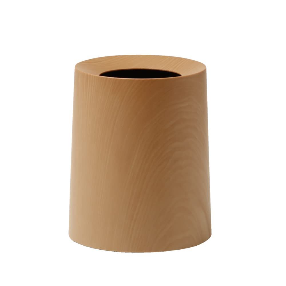 14 チークウッド_a ゴミ箱 ideaco イデアコ ゴミ箱 丸型 11.4L 直径26?高さ31.5cm TUBELOR HOMME teakwood チューブラー オム チークウッド