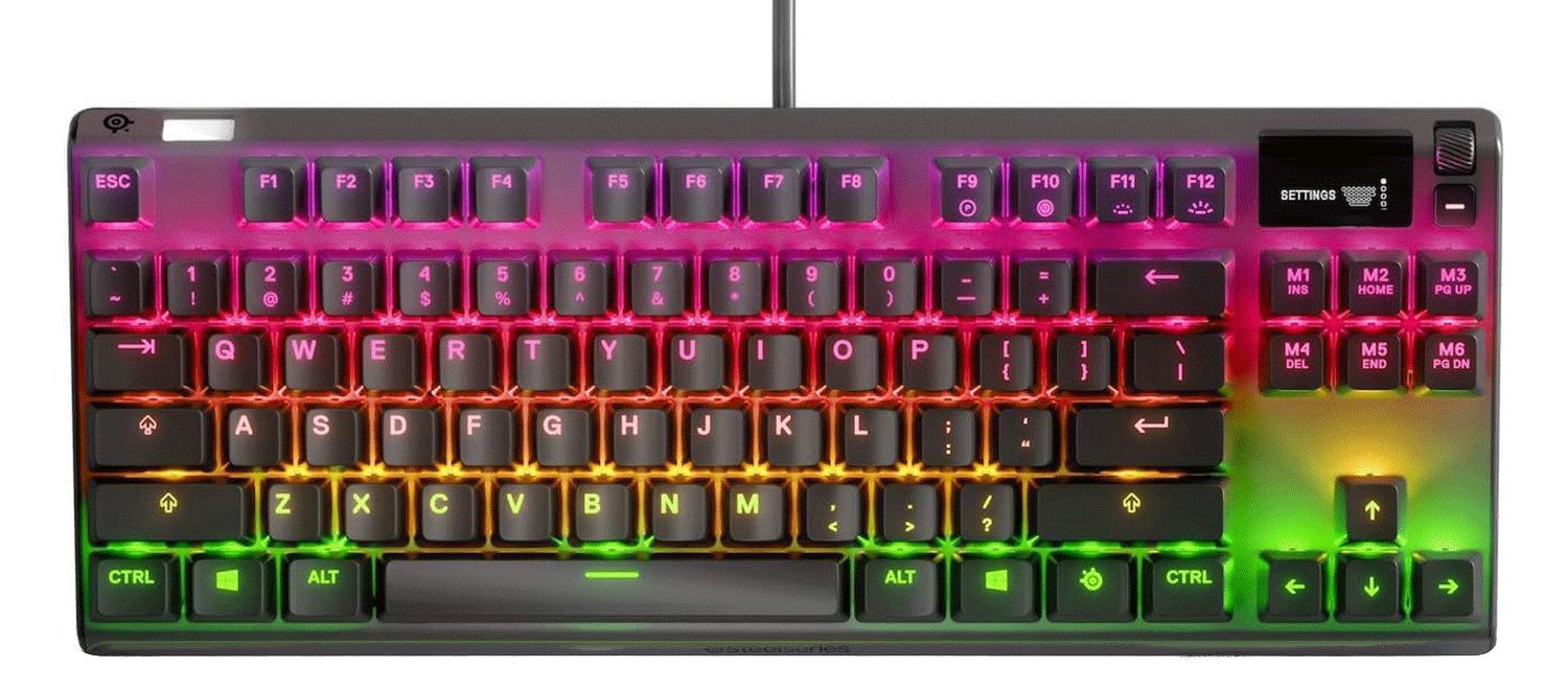 PC周辺機器 SteelSeries ゲーミングキーボード テンキーレス 2点セット