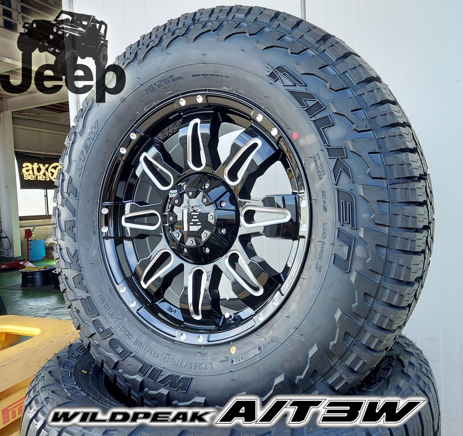 オールテレンタイヤ JEEP ラングラー JL JK RAV4 新品タイヤホイールセット 17インチ ファルケン WILDEPEAK A/T3W  265/70R17 265/65R17 - メルカリ