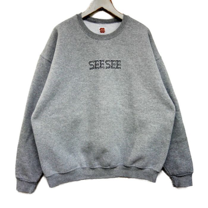 SEE SEE SEESEE シーシー 国内正規 24SS FONT LOGO CREW フォントロゴ 