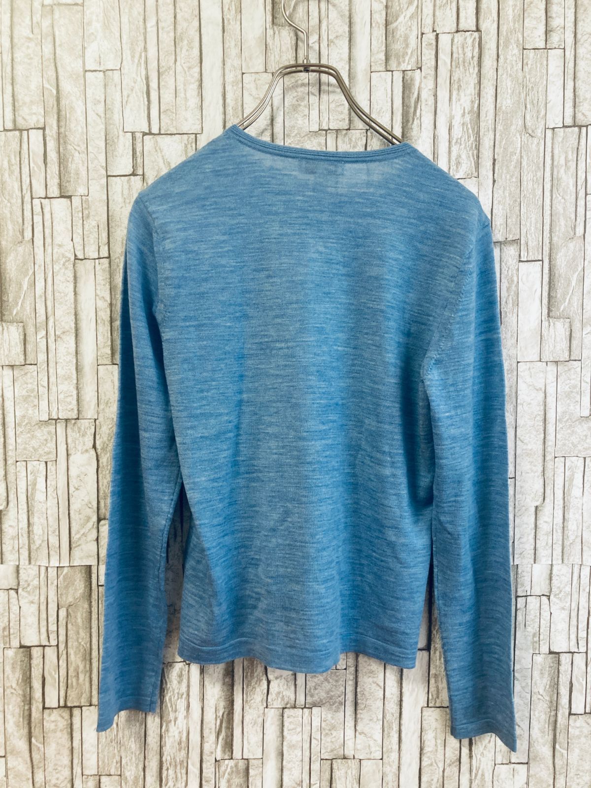 Paul Stuart 　　　　　　　　　　　　　USED（中古）カーディガン 期間限定値下げ】【新品】ポールスチュアート Paul Stuart 水色