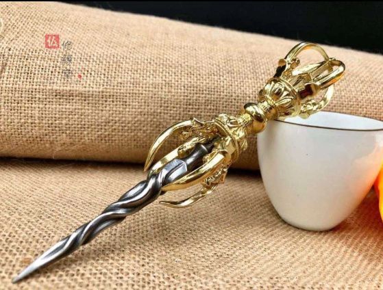 修縁堂】密教法具 金剛杵 誅滅杵 寺院用仏具 真鍮製 16.5cm - メルカリ