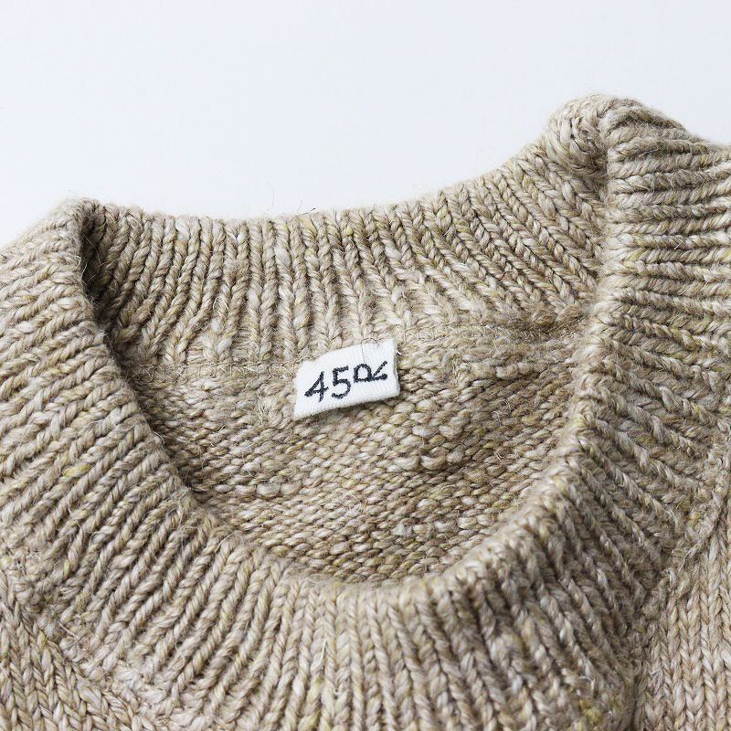 美品 定価60500円 フォーティーファイブアール 45R 45rpm リネン天竺の  