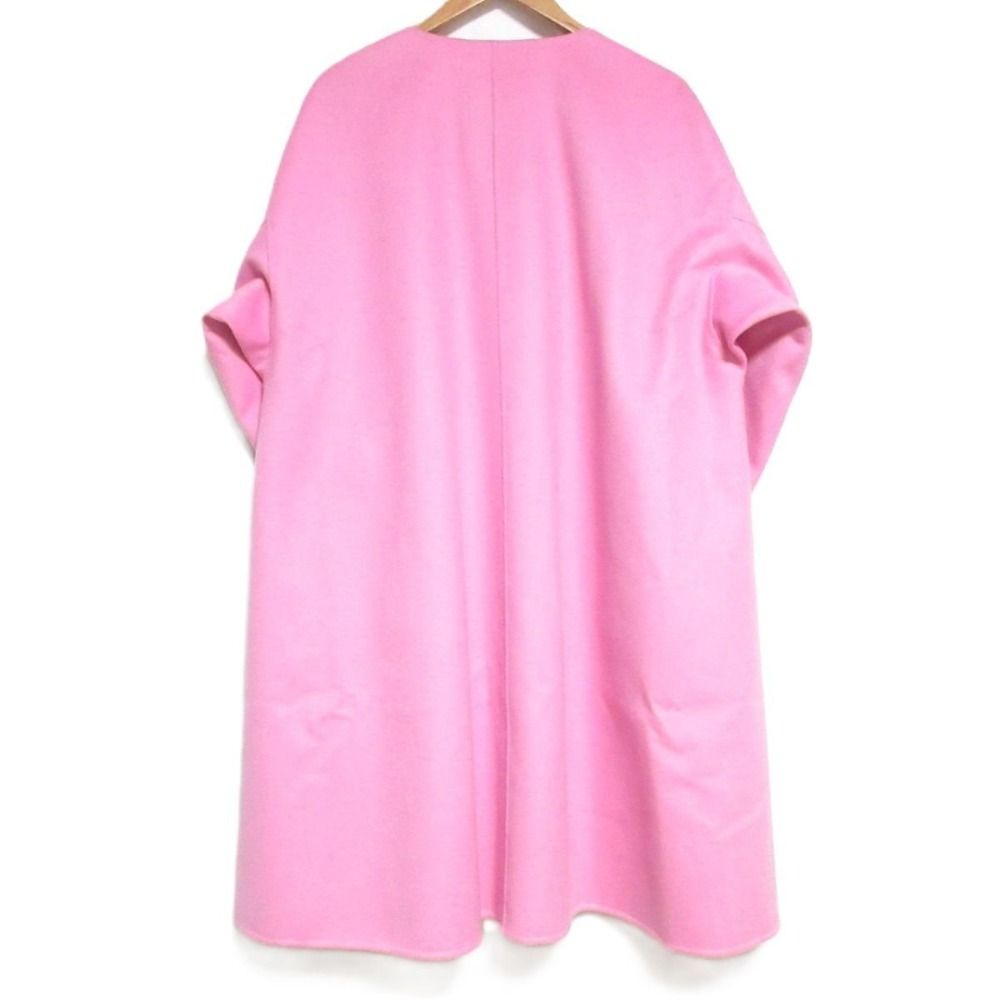 ドゥロワーdrawerウールカシミヤダブルフェイス ケヌキノーカラーコート 38