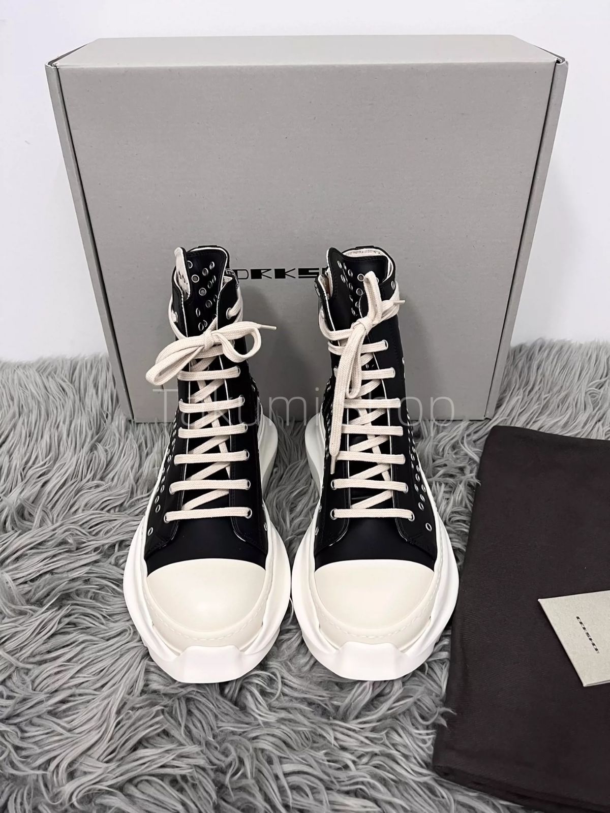 Rick Owens DRKSHDW Abstract High Top スニーカー