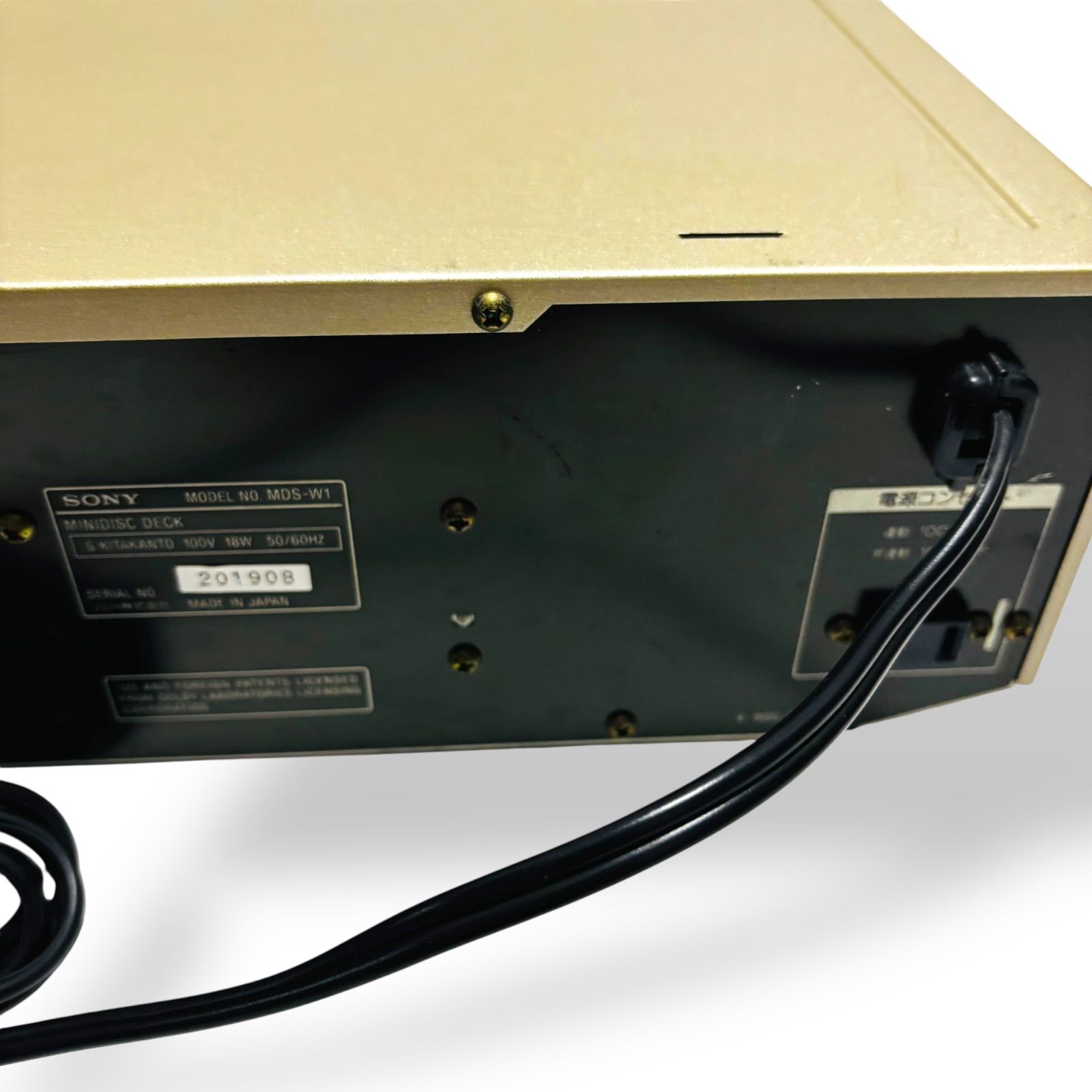 SONY MDデッキ