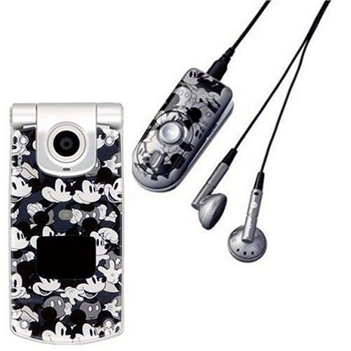 mobilecast (custom jacket set item) stereo in-earphones (FOMA P902i only) Mickey MPX3000RPDJ-MC