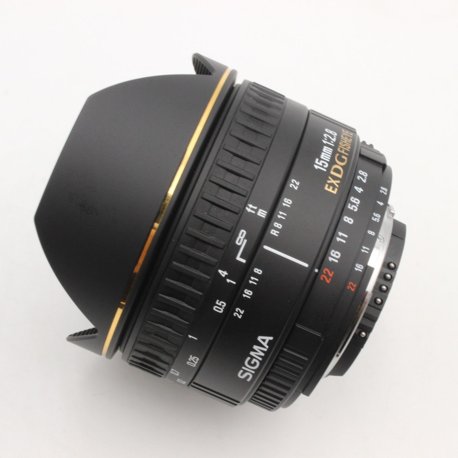 美品】 SIGMA シグマ 15mm f2.8 EX DG FISHEYE sigma ニコン用 元箱