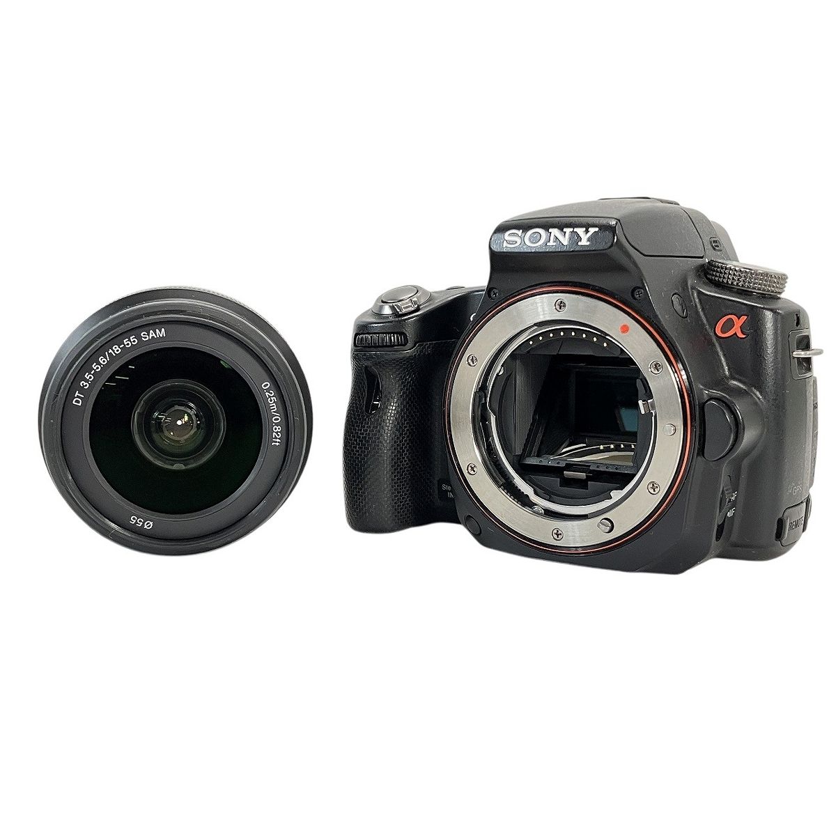 SONY SLT-A55V SAL1855 デジタル 一眼レフ カメラ α レンズ セット DT 18-55mm F3.5-5.6 SAM ソニー アルファ W10470298