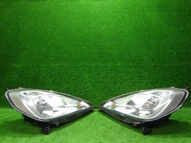フィット ヘッドライト 左右 ハロゲン 後期 P9603 2 ホンダ 比較的 250927037