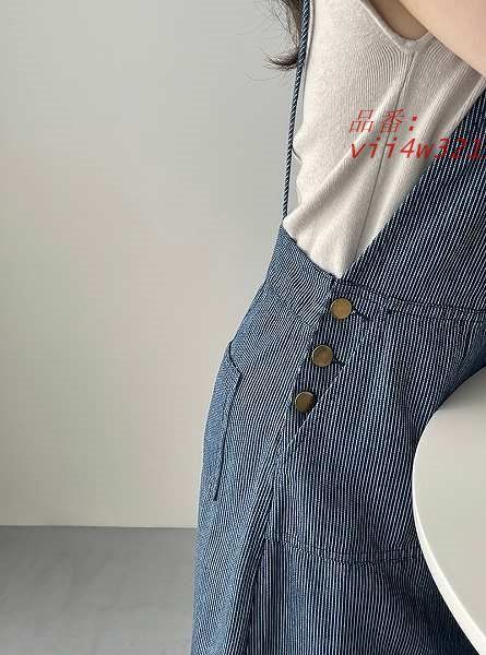 マキシ丈 肩ひも調整可