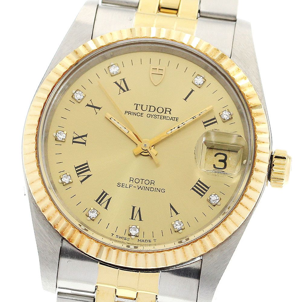 TUDOR 74033 SS/YG × SS/YG 自動巻き チュードル TUDOR 74033 プリンス オイスターデイト YGベゼル