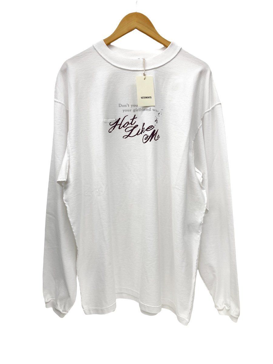 VETEMENTS ヴェトモン ロンT ホワイト 【公式通販】