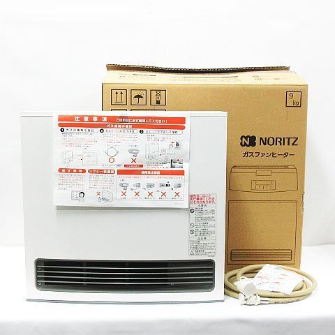 美品 NORITZ ノーリツ ガスファンヒーター GFH-4006S-W5 LPG プロパン