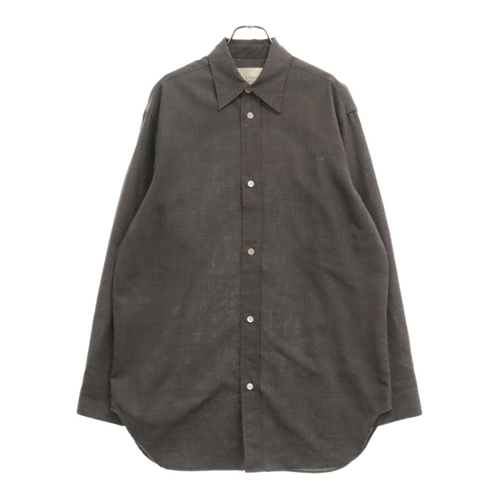 STUDIO NICHOLSON (スタジオニコルソン) ポリエステルウール長袖シャツ