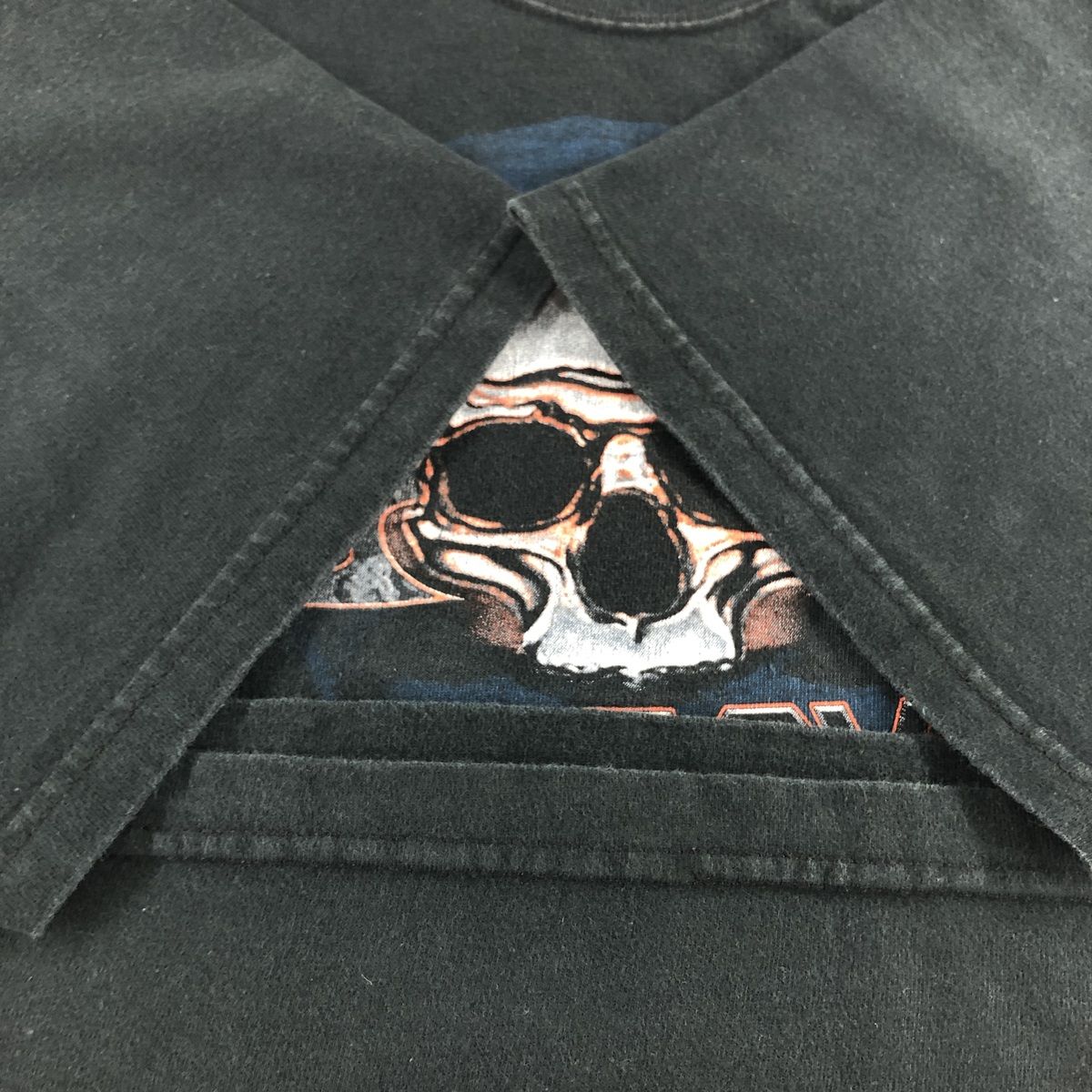 古着 00年代 ハーレーダビッドソン Harley-Davidson ドクロ柄 スカル柄  