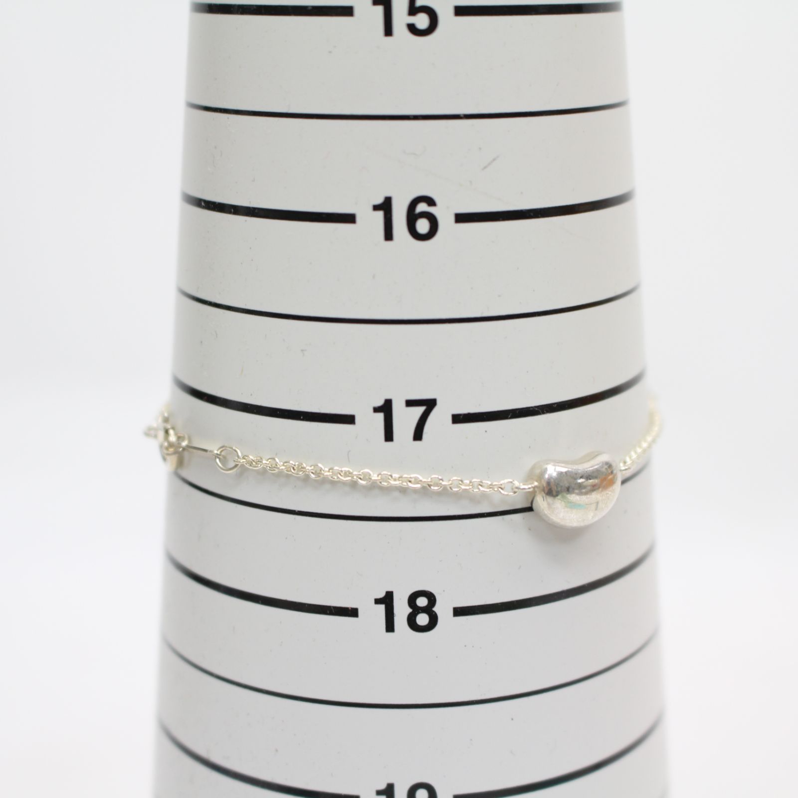 566)ティファニー Tiffany&Co. ビーン 3P ブレスレット SV925