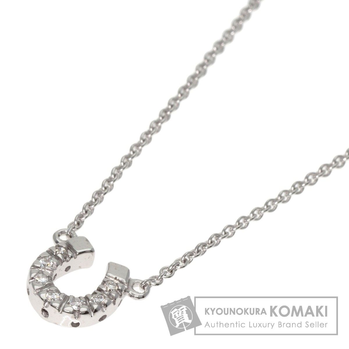 STAR JEWELRY スタージュエリー ホースシュー ダイヤモンド ネックレス 
