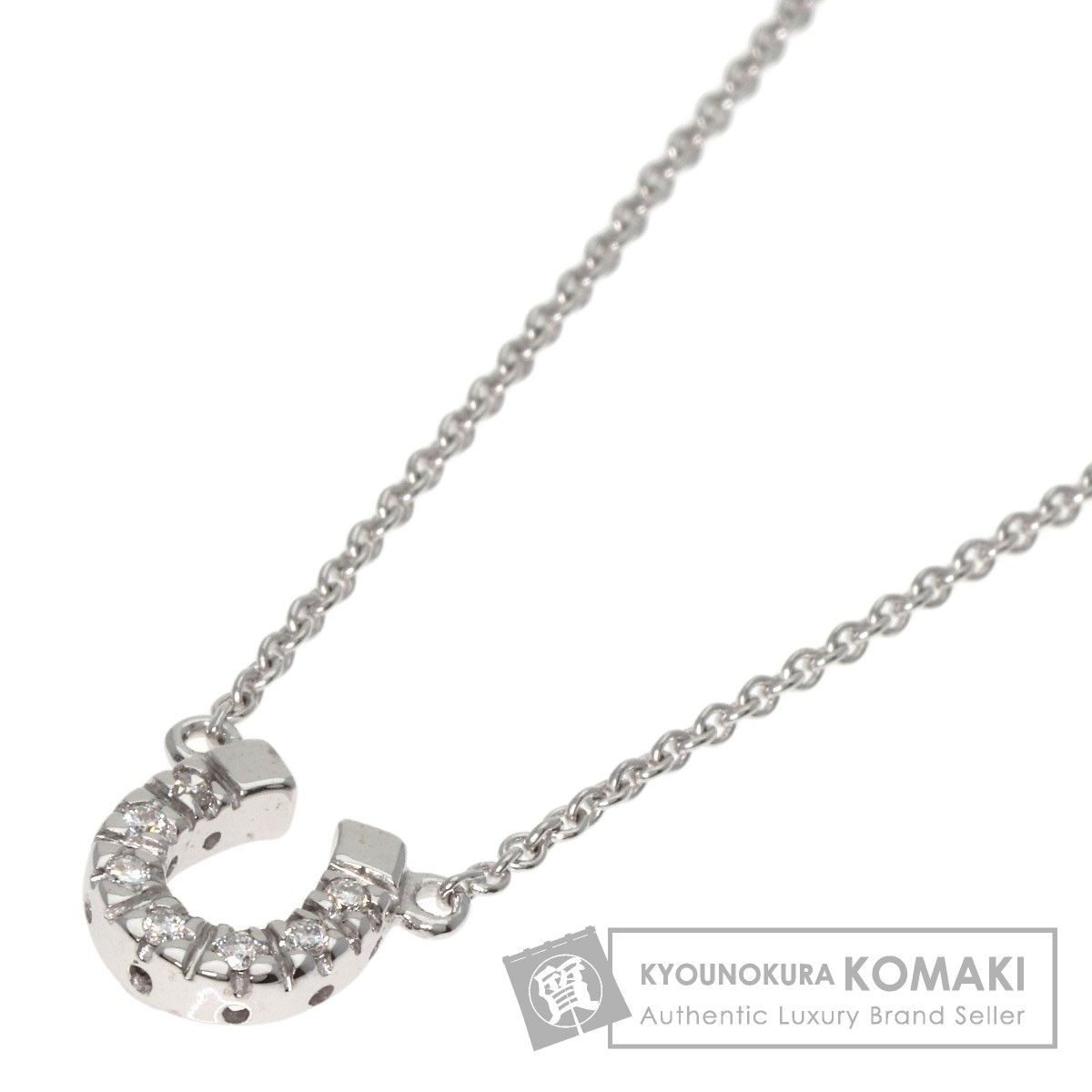 STAR JEWELRY スタージュエリー ホースシュー ダイヤモンド ネックレス