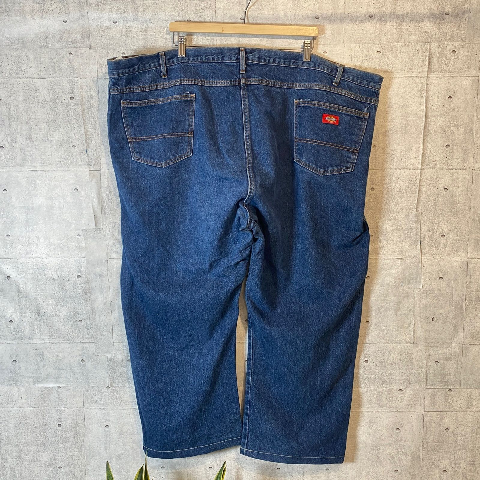 FB534【希少サイズ】Dickies ワイドデニム ダボパン ゆるダボ W54