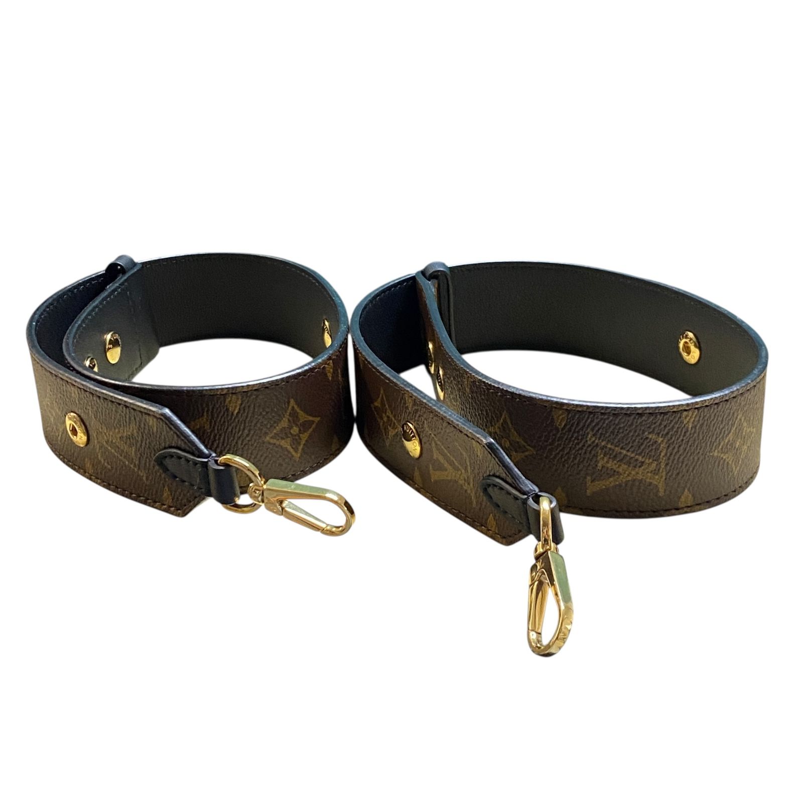 品 LOUIS VUITTON ルイヴィトン モノグラム J02465 ショルダー ストラップ ブラウン 小物 本体のみ W100366RK