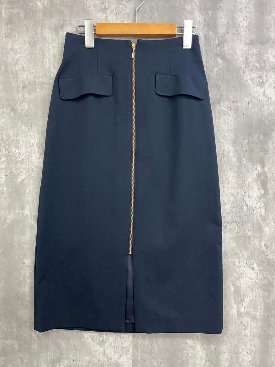 美品 NOLLEY'S ノーリーズ オックス ジップ タイト スカート