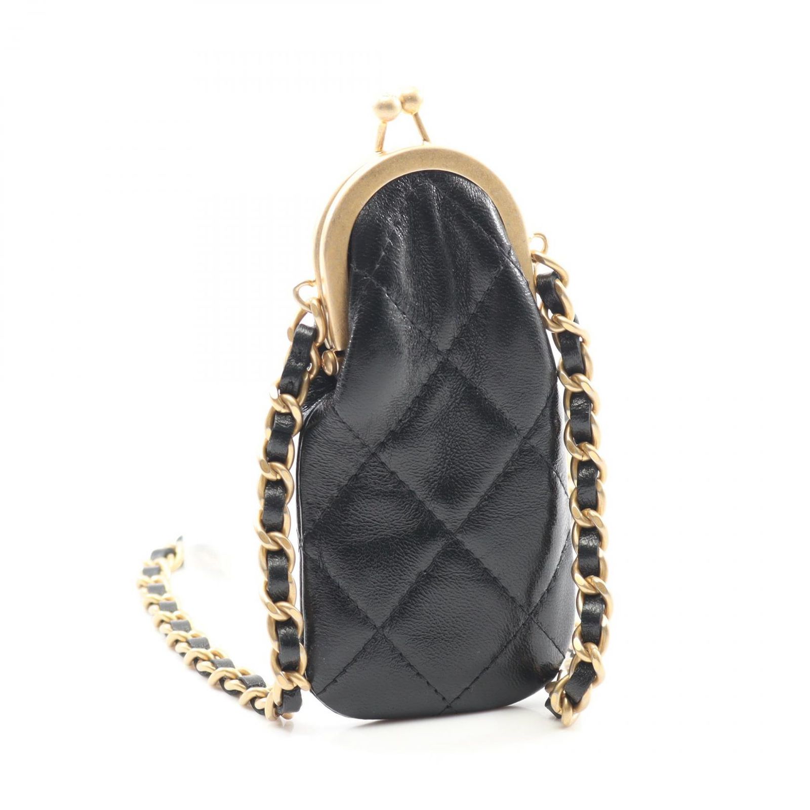 シャネル CHANEL その他小物 マトラッセ リップケース ブラック