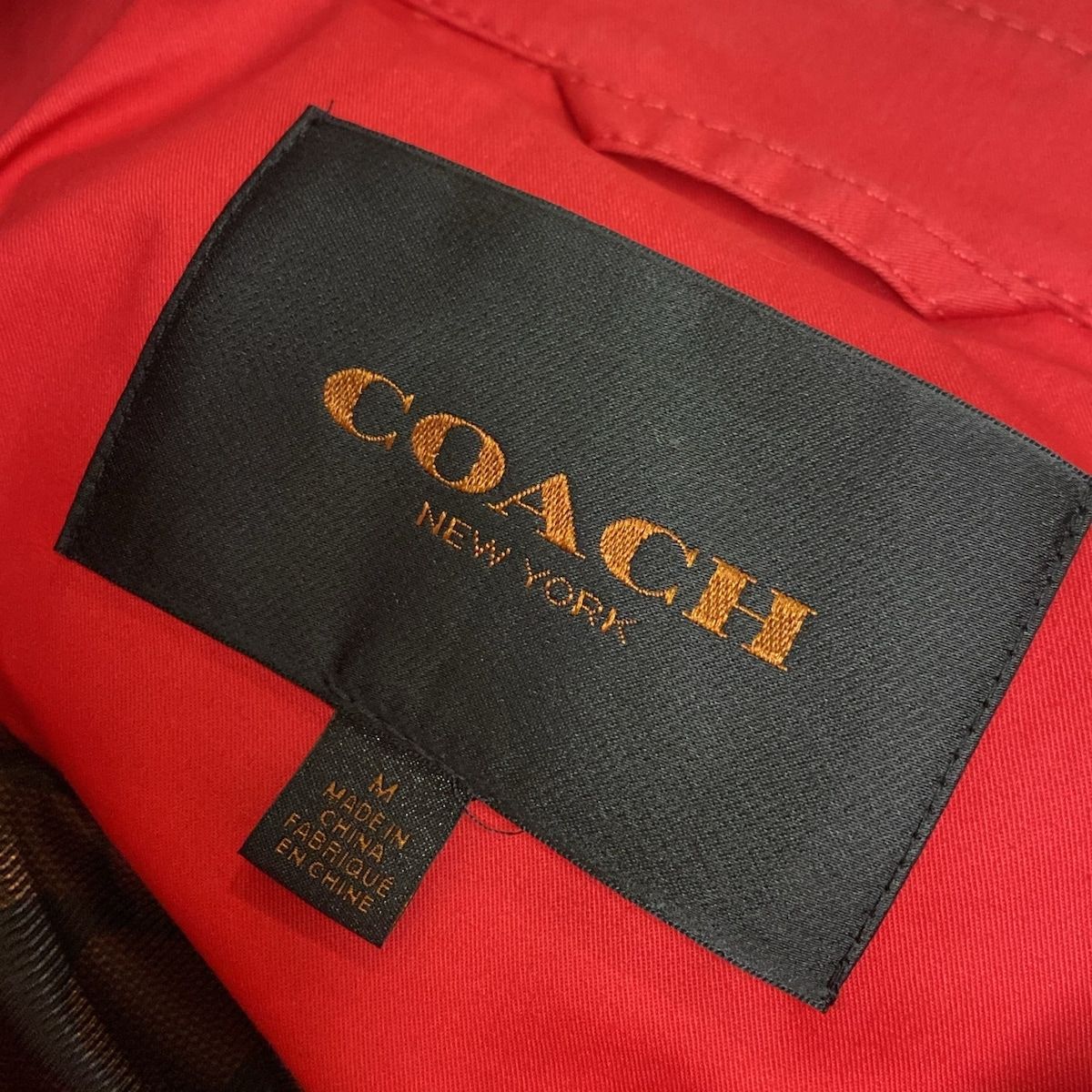 COACH コーチ トレンチコート サイズM レディース - レッド GULLKHAN_COM