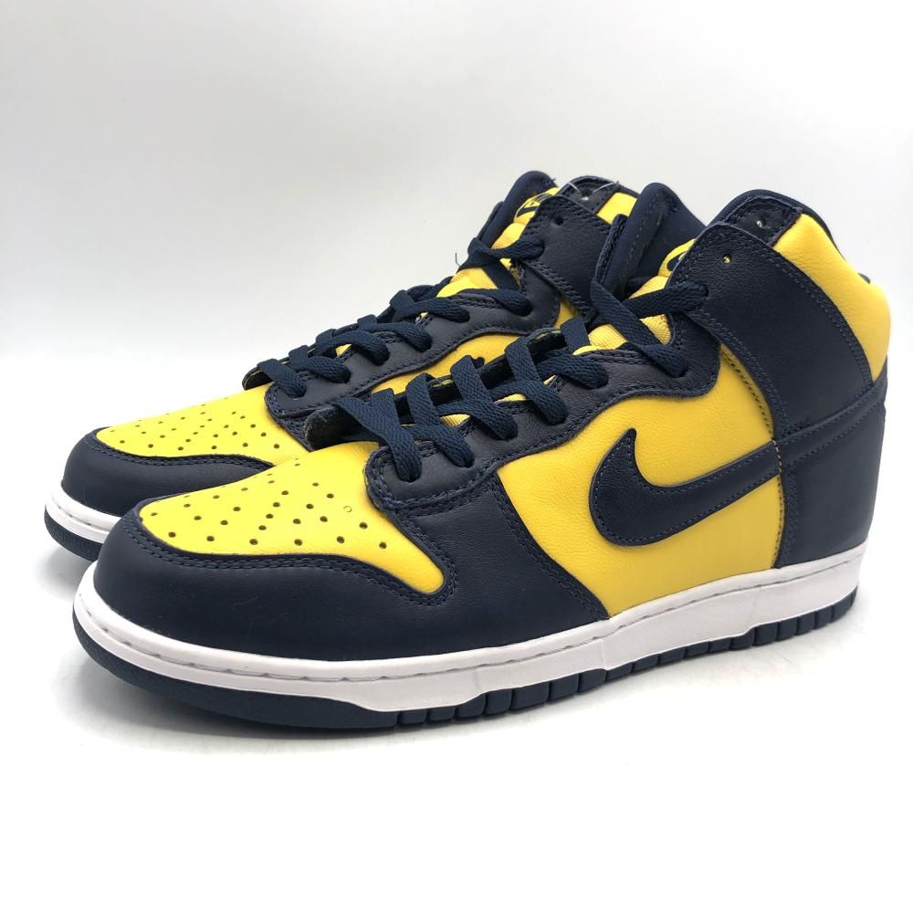 NIKE DUNK HIGH SP MICHIGAN サイズ28.5cm CZ8149-700 ナイキ ダンク ネイビー イエロー 17