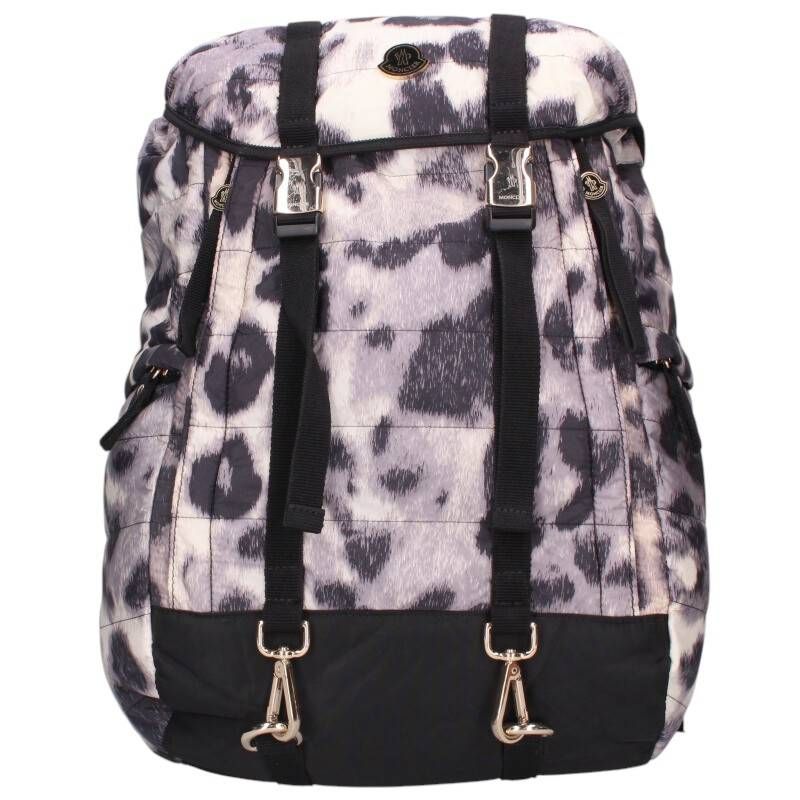 モンクレール ZAINO レオパード柄 ナイロンバックパックリュック  
