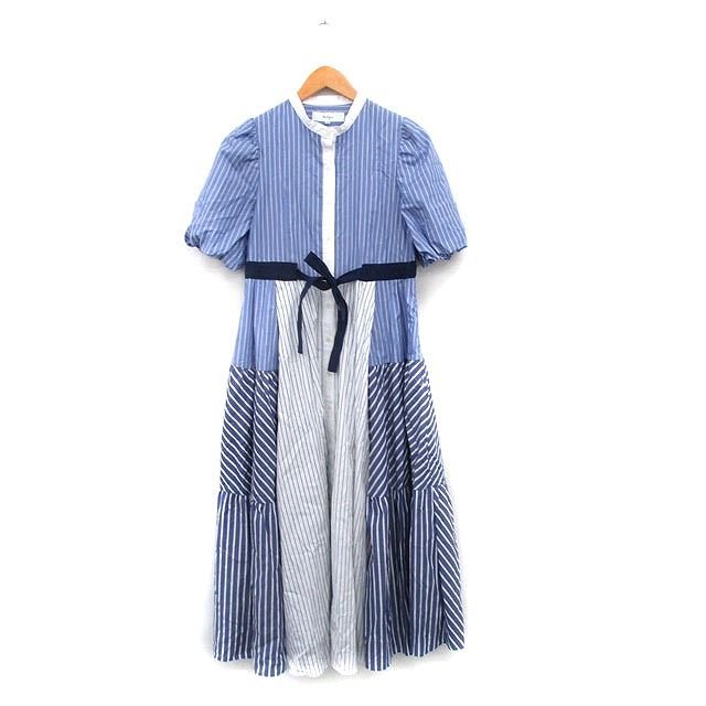 ザヴァージニア The Virgnia シャツ ワンピース ロング リボン
