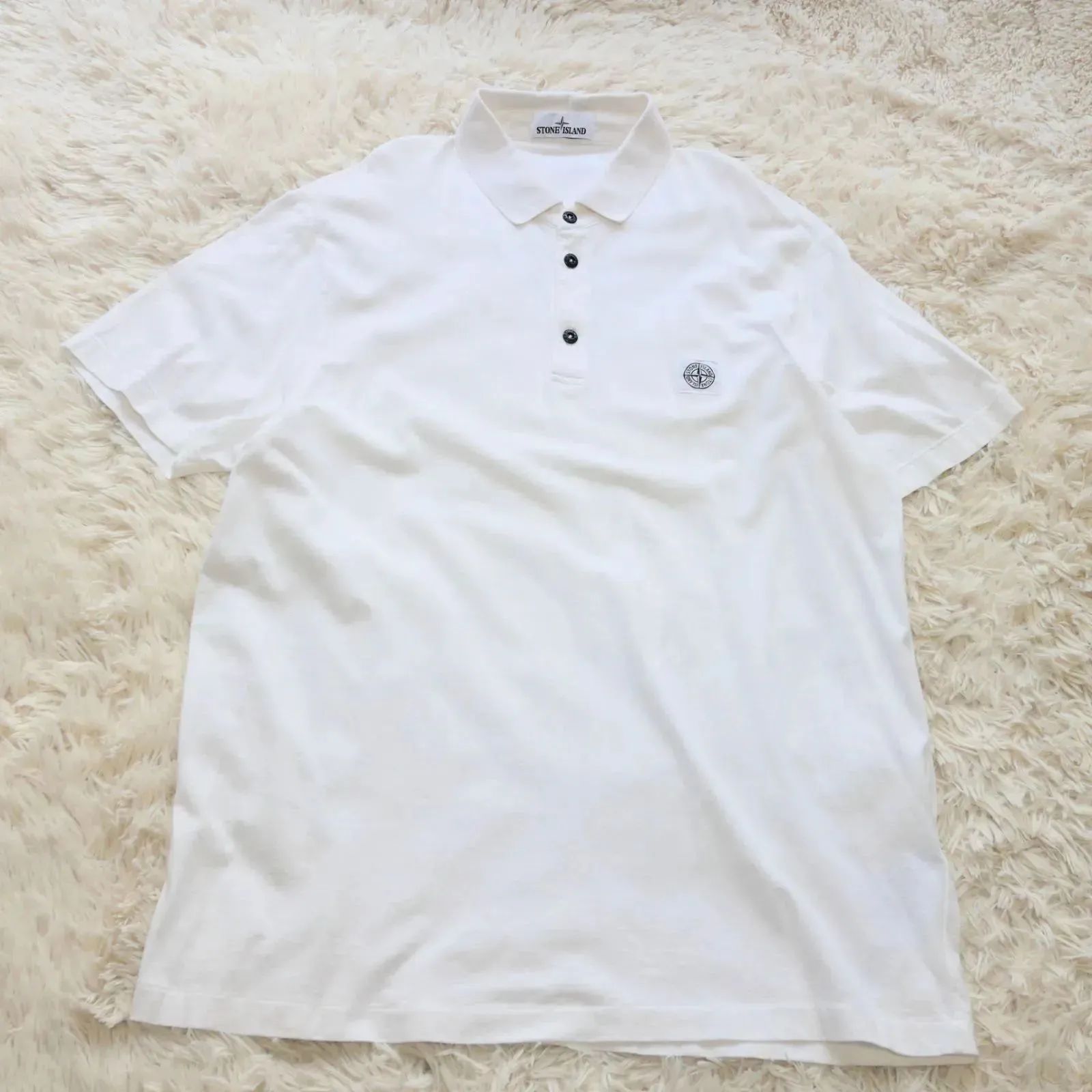 STONE ISLAND 19SS COTTON JERSEY POLO SHIRT-3XL