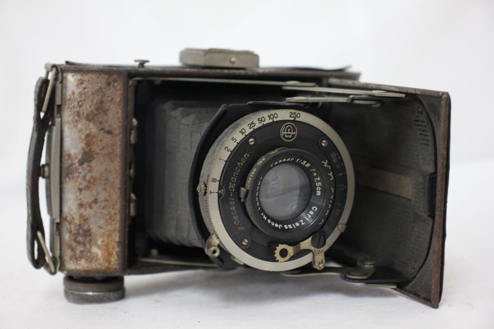 節約 【訳あり品】 Certo Carl Zeiss Jena Tessar 7.5cm F3.8 蛇腹