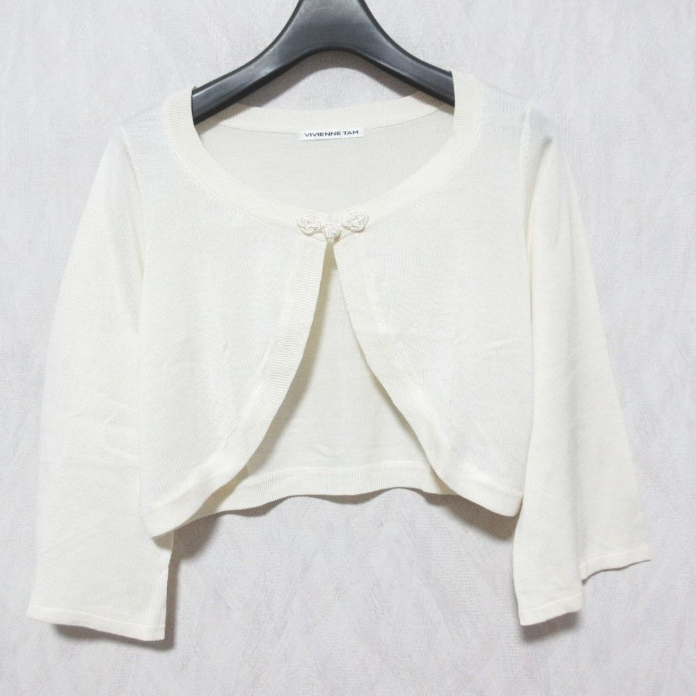 美品　VIVIENNE TAM ヴィヴィアンタム　カーディガン　シースルー　38 美品 VIVIENNE TAM ヴィヴィアンタム カーディガン シースルー