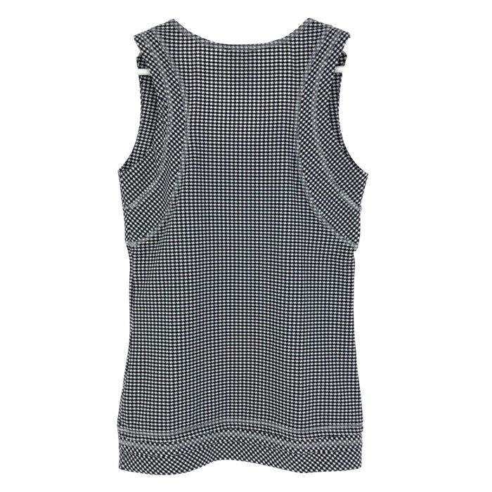 ノースリーブ チェック柄