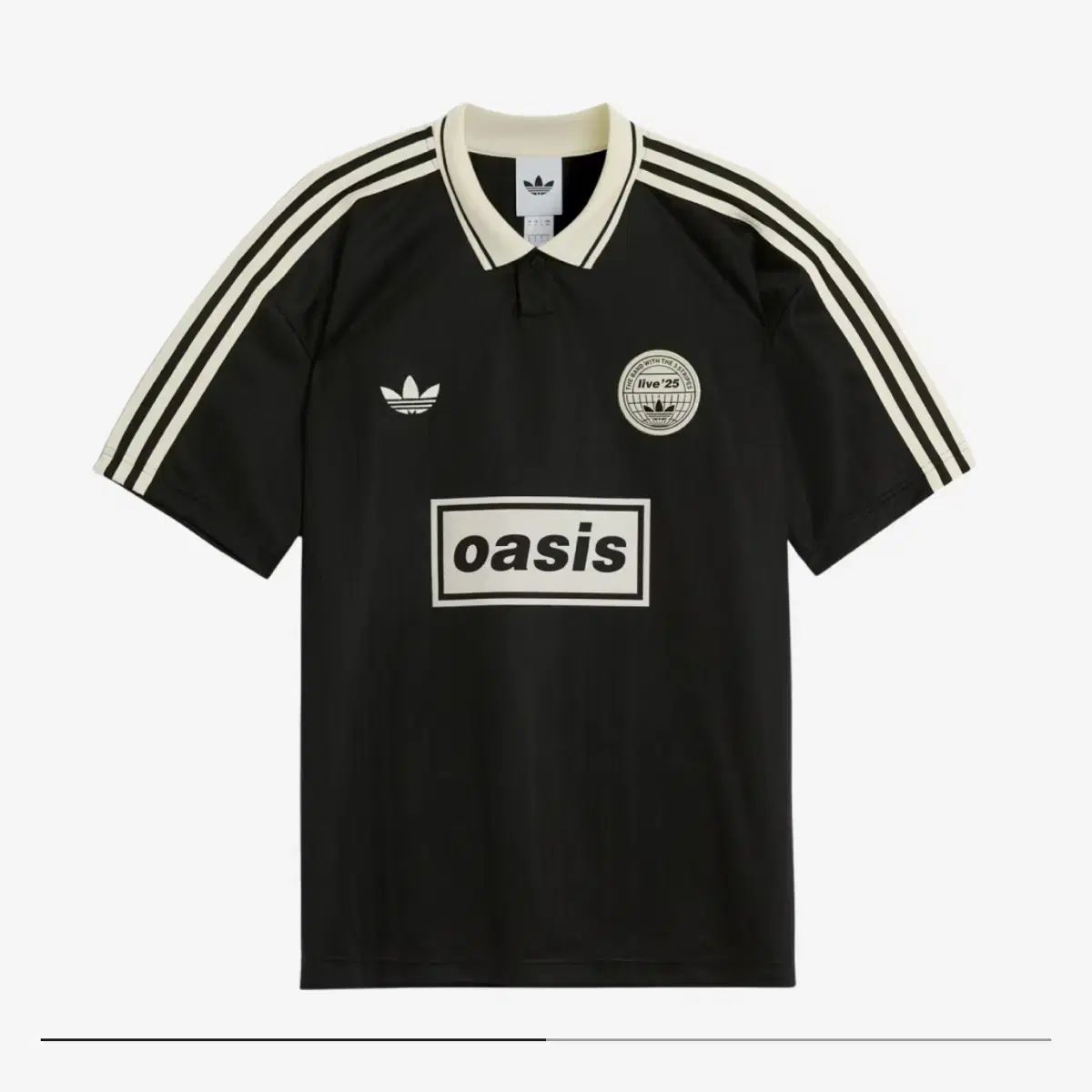 S adidas アディダス x オアシス ツアー ジャカード ジャージ 黒