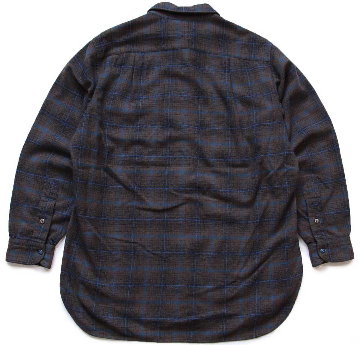 60s PENDLETONペンドルトン オンブレチェック ウールシャツ 17 