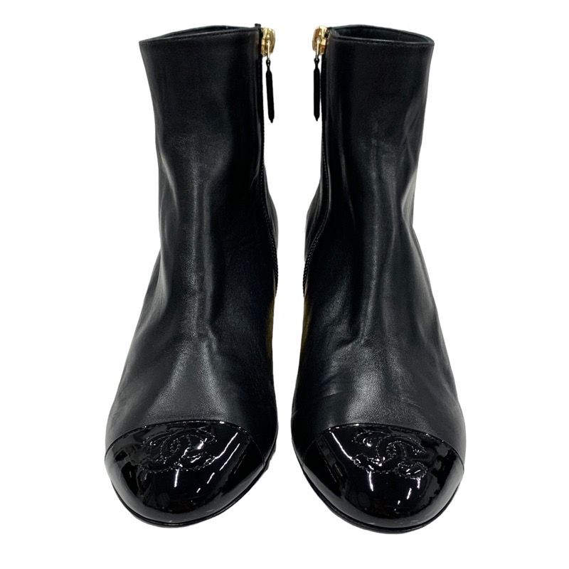 未使用 シャネル CHANEL ブーツ ロングブーツ ショートブーツ 2way  