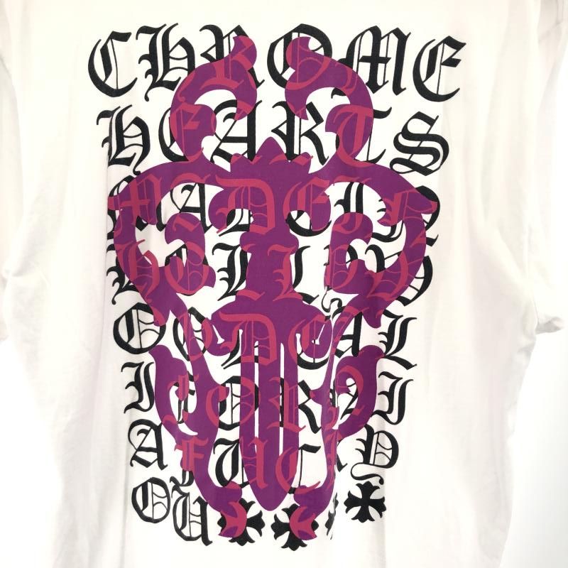 在庫少★送料込【Chrome Hearts】Eye Chart Dagger 白 Tシャツ 在庫少☆送料込【Chrome Hearts】Eye Chart Dagger 白 Tシャツ