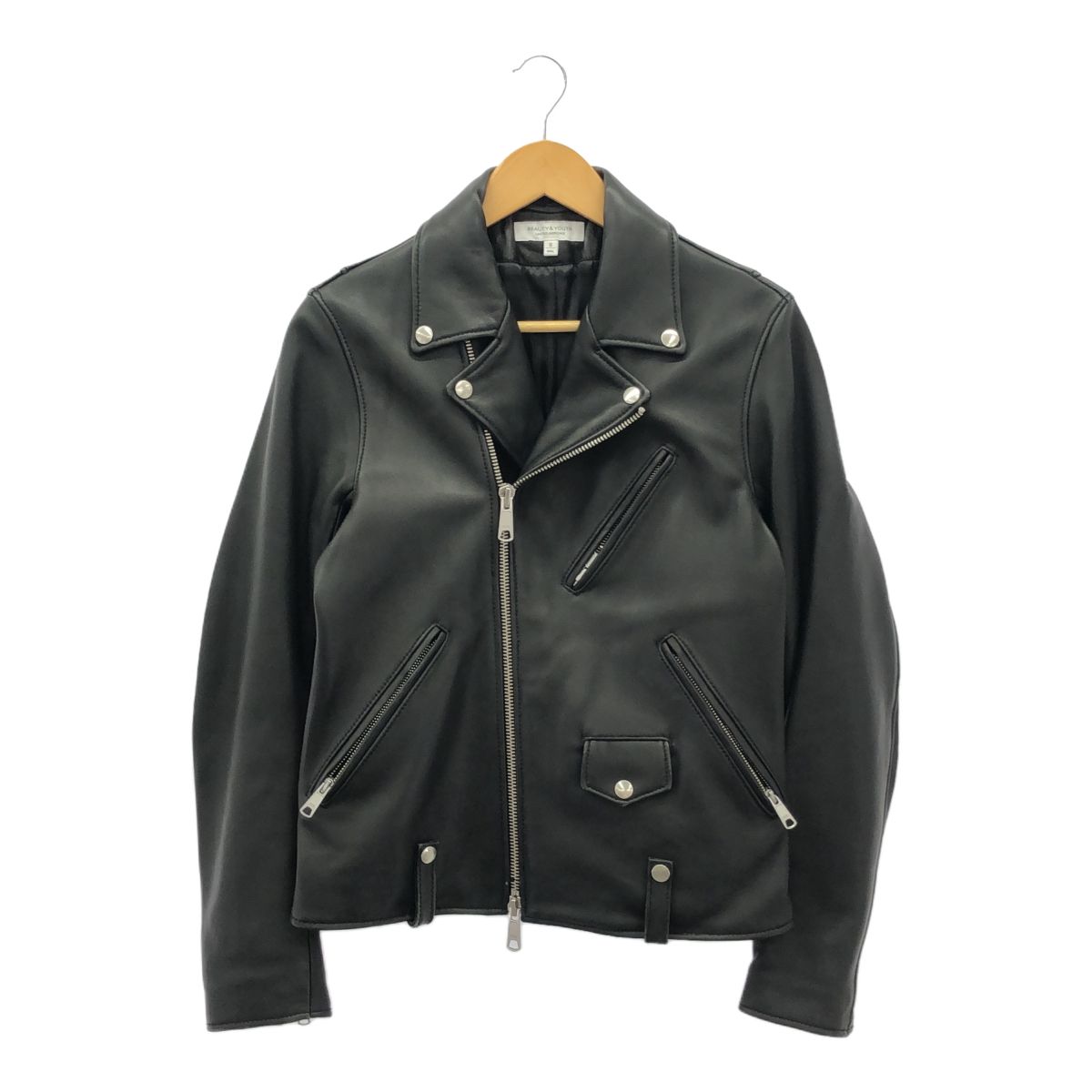 UNITED ARROWS BEAUTY&YOUTH レザー ジャケット M BEAUTY&YOUTH UNITED ARROWS レザージャケット 中古・古着通販