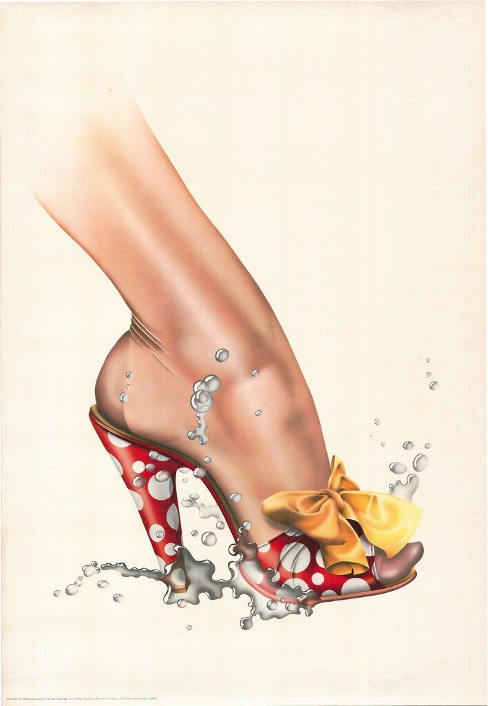 Shenval Press Michael English shoe from strikes water series A1ポスター