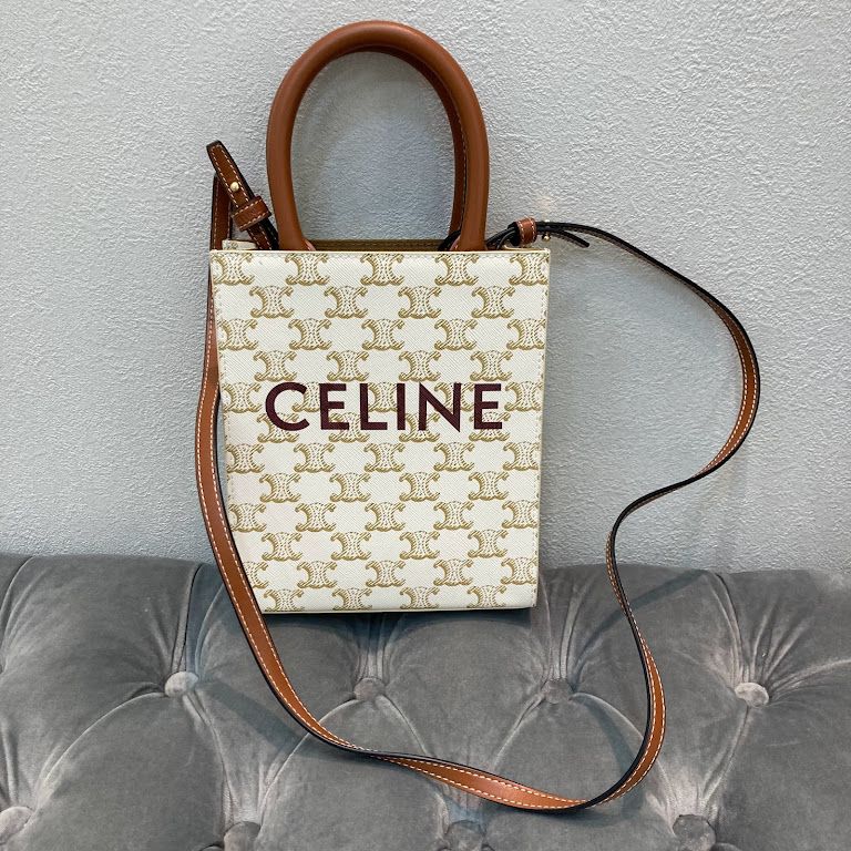 ◇ CELINE セリーヌ ミニ バーティカル カバ 2way ショルダーバッグ 