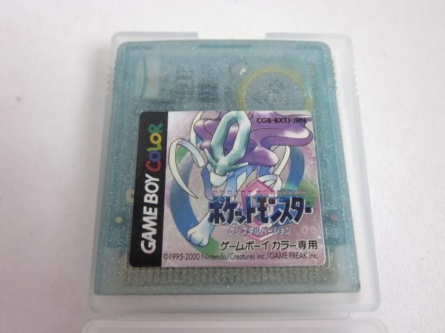  中古品 ゲーム ゲームボーイ ソフト ポケットモンスター クリスタルバージョン 取扱説明書 箱あり