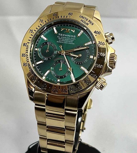 テクノス 腕時計 メンズウォッチ TECHNOS TT4B73GM ラッピング