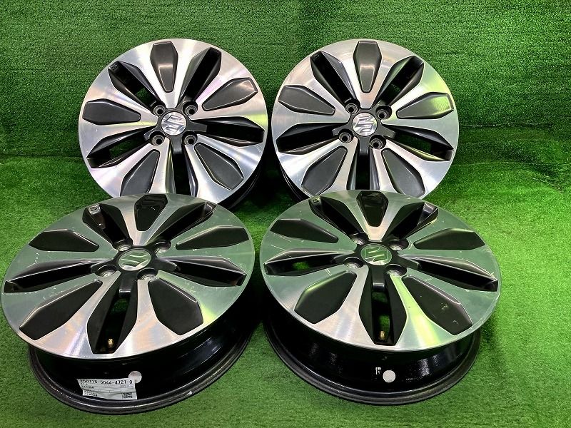 スズキ ソリオ 純正 15インチ 5j オフセット45 4穴 PCD100 4本 taiheishopping_c052701936