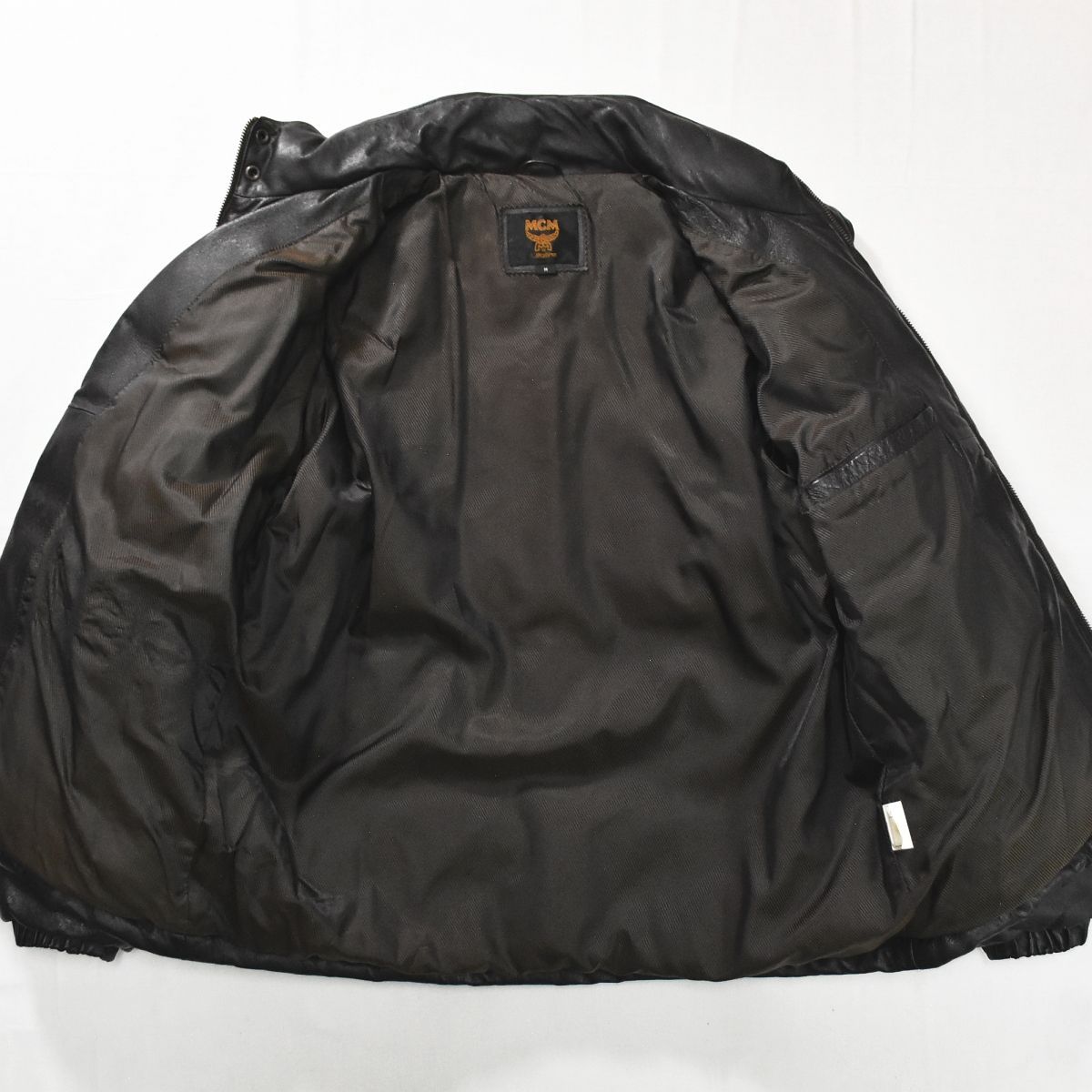 MCM コニャック モノグラム 80s ビンテージ レザージャケット レア 70〜80sビンテージ マクレガーレザージャケット コート 革ジャン