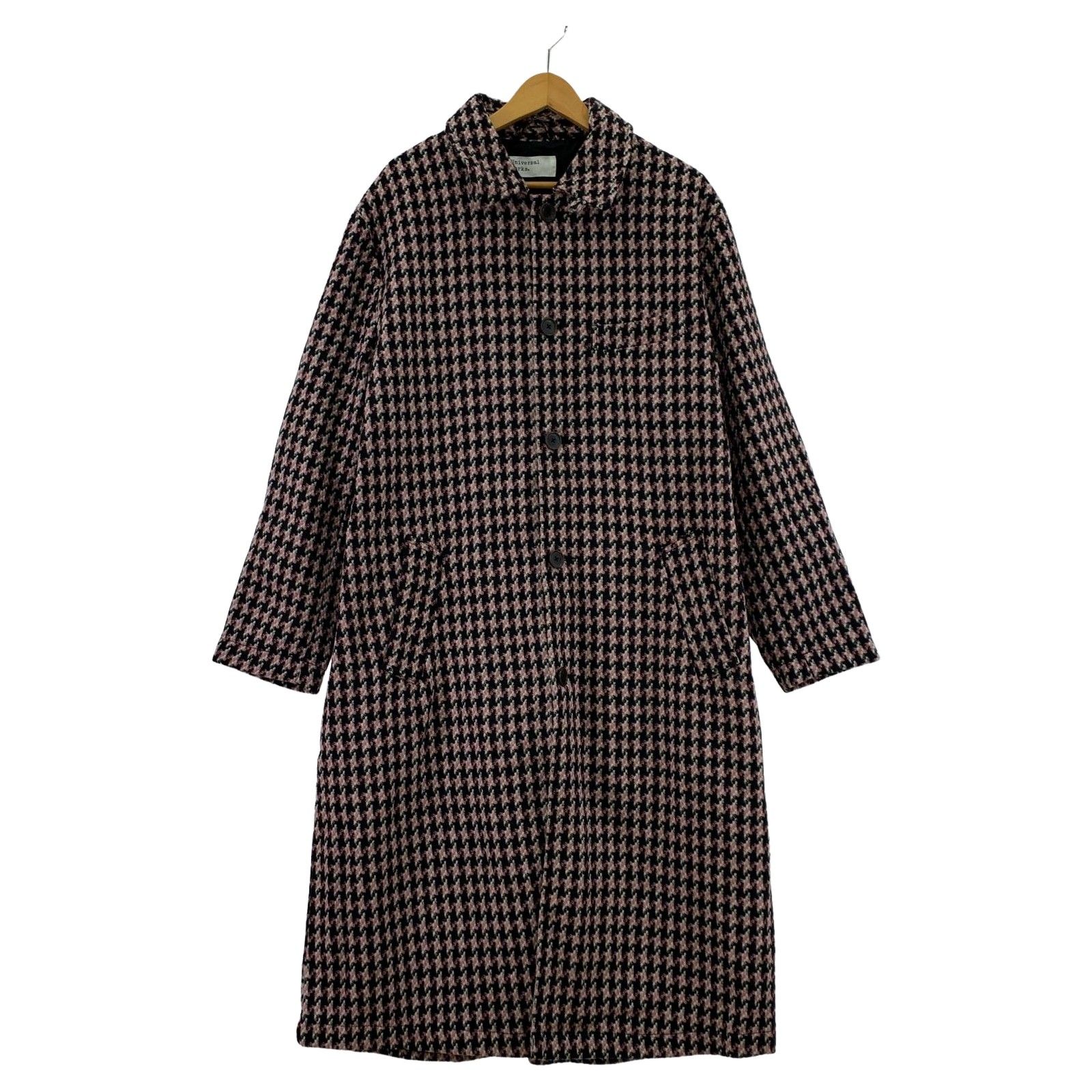 Universal Works ユニバーサルワークス 千鳥柄コート sizeM